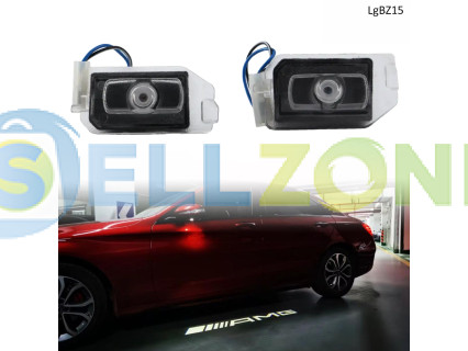 Φώτα με προτζέκτορα λογότυπου Mercedes AMG για καθρέφτες - LgBZ15